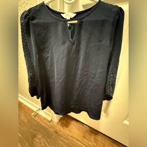Market & Spruce Dark Blue Blouse